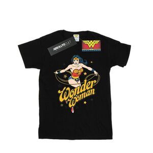 DC Comics Boys Wonder Woman Stars T-Shirt / Black